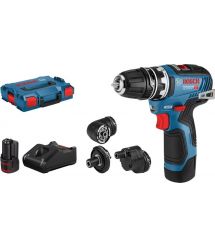 Bosch Шуруповерт-дрель аккумуляторная GSR 12V-35 FC 18В 2х3.0А·час 20·35Нм 0·1750об·мин кейс L-Boxx 2.1кг