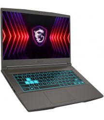 MSI Ноутбук Thin 15 A15B7UC 15.6 FHD, Ryzen 7-7735HS, 16GB, F1TB, NVD3050-4, DOS, черный