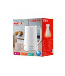 ARDESTO Электрочайник 1.7л, Otter, пластик, белый матовый