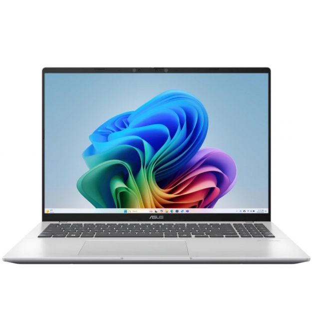 ASUS Ноутбук Vivobook 16 X1607QA-MB055W 16" WUXGA IPS, Snapdragon X X1 26 100, 16GB, F512GB, UMA, Win11, Серебристый