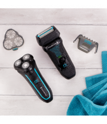 Remington Бритва роторная R6000 Style Series Aqua, 60 мин, плавающие лезвия, 100% водонепроницаемая