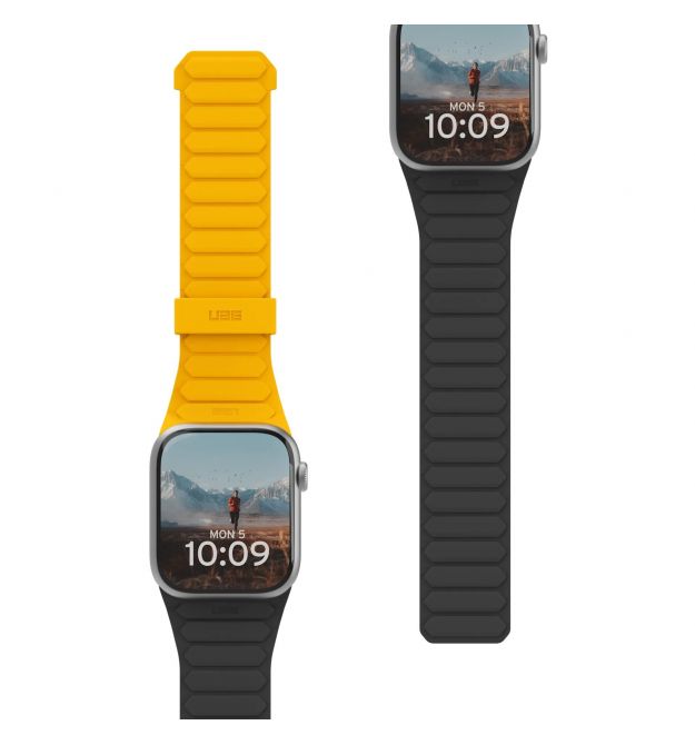 UAG Ремешок для Apple Watch Ultra 2/Ultra-49-45-44 mm, Pathfinder, Heritage Yellow/Black