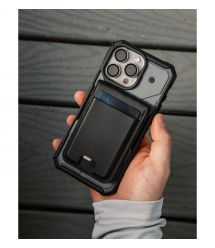 UAG Чехол для карт магнитный с подставкой, Metropolis Wallet PU, Black