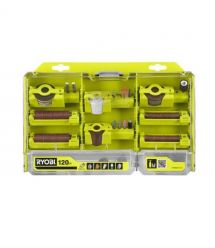 Ryobi Комплект принадлежностей RAR800K-120 1/8" для мини дрели гравера реноватора 120шт кейс