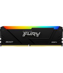 Kingston Память ПК Kingston DDR4 16GB KIT (8GBx2) 3600 FURY Beast RGB