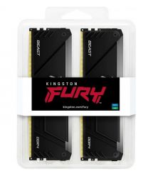Kingston Память ПК Kingston DDR4 16GB KIT (8GBx2) 3600 FURY Beast RGB