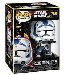 Funko Фигурка Funko POP Star Wars: Clone Wars - Fives (Retro)