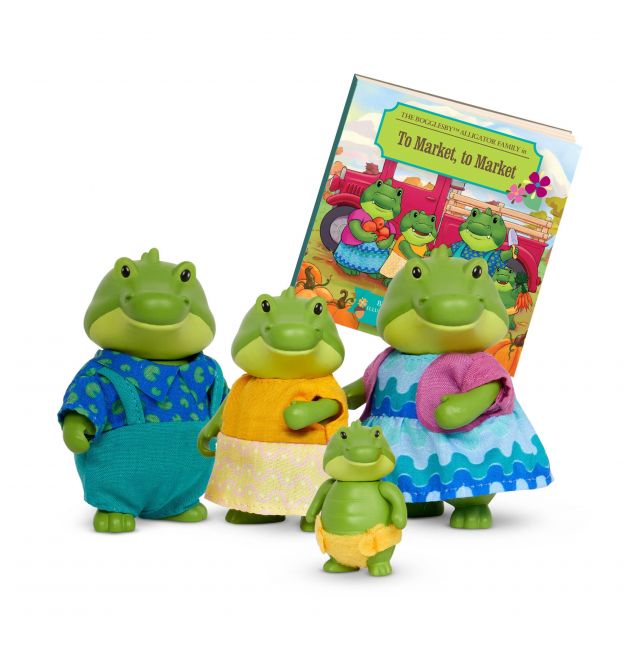 Li`l Woodzeez Набор фигурок Семья Крокодилов 4ед