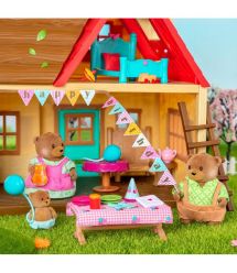 Li`l Woodzeez Набор фигурок - Семья Медведей