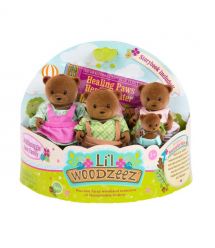 Li`l Woodzeez Набор фигурок - Семья Медведей