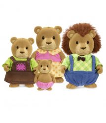 Li`l Woodzeez Набор фигурок Семья Львов 4ед