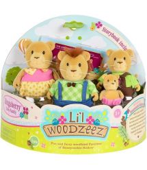 Li`l Woodzeez Набор фигурок Семья Львов 4ед