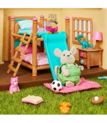 Li`l Woodzeez Набор фигурок - Семья Мышей