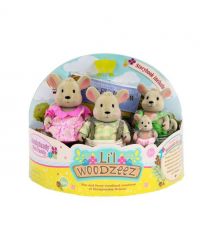 Li`l Woodzeez Набор фигурок - Семья Мышей