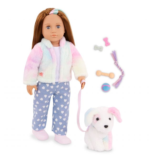 Our Generation Кукла Скайлар со щенком Боу и аксессуарами 46см