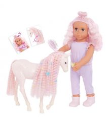 Our Generation Кукла Элара с жеребенком Люмина и аксессуарами 46см