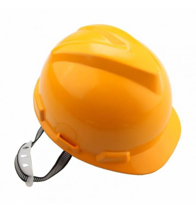 Tolsen Каска защитная, пластик полипропилен РР, пряжка для регулировки, наушники, желтый