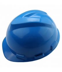 Tolsen Каска защитная, пластик полипропилен РР, пряжка для регулировки, наушники, синий