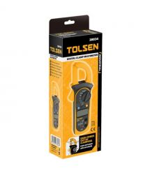 Tolsen Клещи электроизмерительные, 0-600В, диаметр проволоки до 28мм, LCD-дисплей.