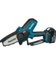 Makita Пила цепная аккумуляторная LXT DUC101SF 18В акб 1х2А·час ЗП DC18SD 10см 2кг