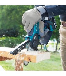Makita Пила цепная аккумуляторная LXT DUC101SF 18В акб 1х2А·час ЗП DC18SD 10см 2кг