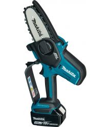 Makita Пила цепная аккумуляторная LXT DUC101SF 18В акб 1х2А·час ЗП DC18SD 10см 2кг
