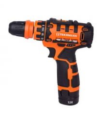 TEKHMANN Шуруповерт-дрель аккумуляторный TCD-12/2 DFR 12В 2х2А-ч 20Нм 350-1500об-хв 1.1кг