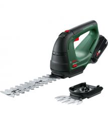 Bosch Ножницы для травы аккумуляторные AdvancedShear 18V-10 + насадка кусторез 10/20см шаг реза 8мм 1xPBA 2.0Ah 2.45кг