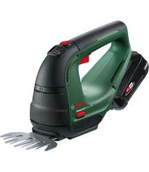 Bosch Ножницы для травы аккумуляторные AdvancedShear 18V-10 + насадка кусторез 10/20см шаг реза 8мм 1xPBA 2.0Ah 2.45кг
