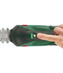 Bosch Ножницы для травы аккумуляторные AdvancedShear 18V-10 + насадка кусторез 10/20см шаг реза 8мм 1xPBA 2.0Ah 2.45кг