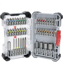 Bosch Биты Extra Hard Screwdriver Bit Set, набор 46шт, магнитный битодержатель, PH, PZ, T, SL, HEX, кейс