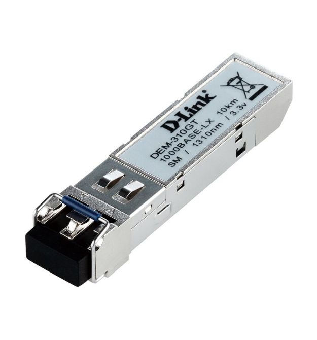 D-Link Трансивер DEM-310GT SFP, 1x1000BaseLX. SM 10км, LC (10шт/уп)