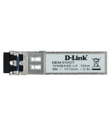 D-Link Трансивер DEM-310GT SFP, 1x1000BaseLX. SM 10км, LC (10шт/уп)