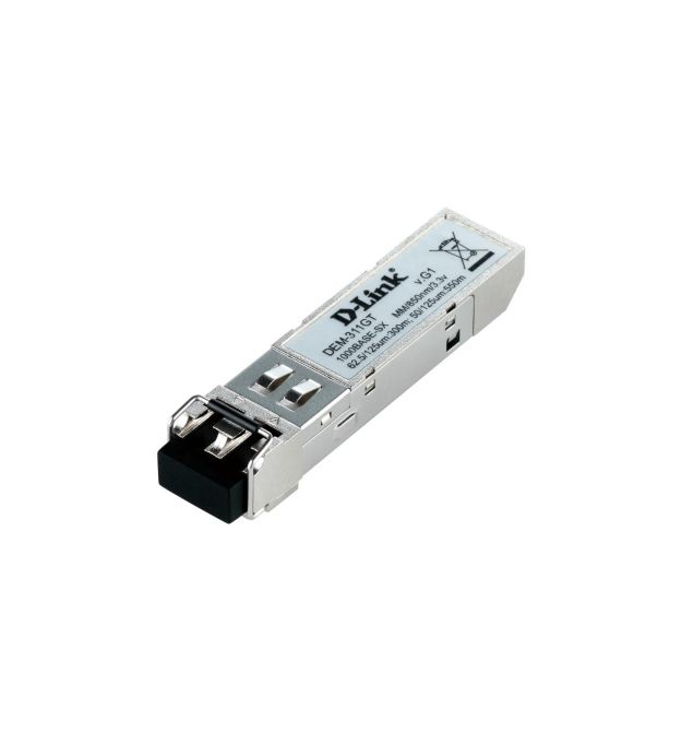 D-Link Трансивер DEM-311GT SFP, 1x1000BaseSX, MM 550м, LC (10шт/уп)