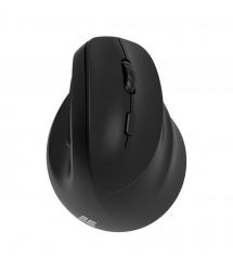 2E Мышь MF325 Silent, WL/BT, вертикальная, чёрный