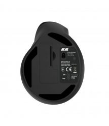 2E Мышь MF325 Silent, WL/BT, вертикальная, чёрный