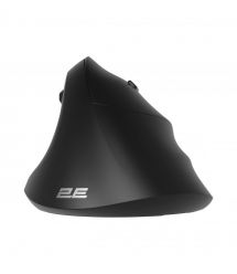 2E Мышь MF325 Silent, WL/BT, вертикальная, чёрный