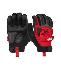 Milwaukee Перчатки рабочие Impact Demolition, полиэстер/спандекс/нитрил, р.9/L, черные