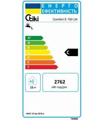 Tiki Водонагреватель GBF100/UA 100 л, круглый, сухой тэн, мех. упр-ние, C, 700098