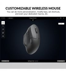 Keychron Мышь Keychron M7 BT/WL/USB-A/USB-C, чорний