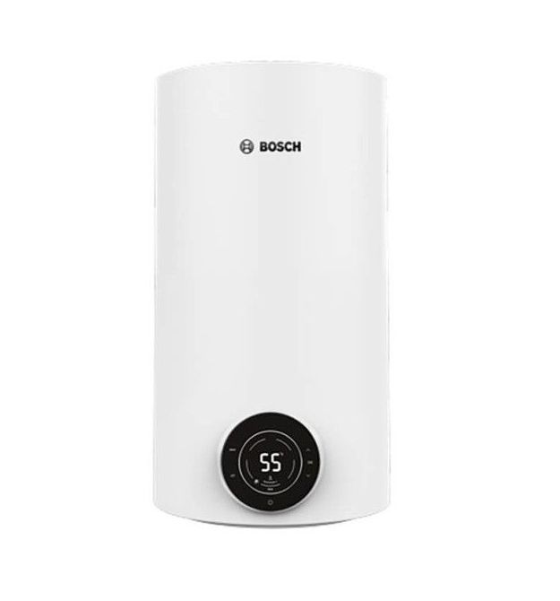 Bosch Водонагреватель электр. круглый Tronic 4000T, 80л, 2кВт, сухой тэн, вертикальный монтаж, электр. упр-ние, B, белый