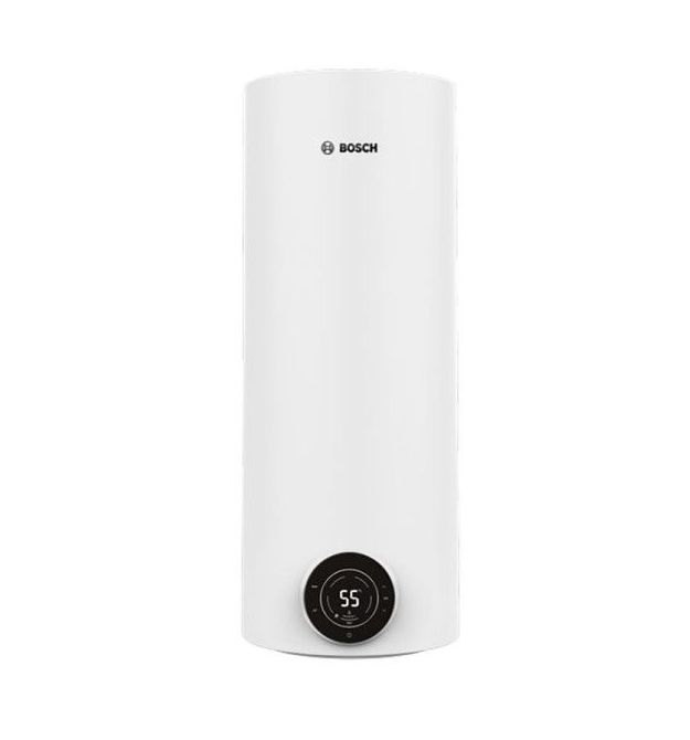 Bosch Водонагреватель электр. круглый слим Tronic 4000T, 50л, 1,5кВт, сухой тэн, вертикальный монтаж, электр. упр-ние, B, белый
