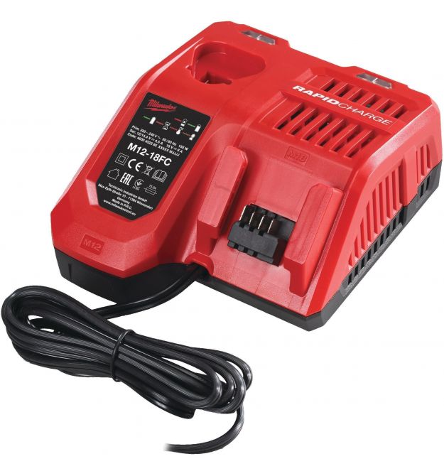 Milwaukee Зарядное устройство для M12-18FC TURBO, 12/18В, 1.01кг