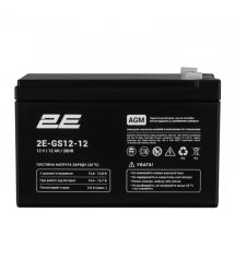 2E Аккумуляторная батарея GS, 12В, 12А•час, AGM