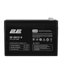 2E Аккумуляторная батарея GS, 12В, 9А•час, AGM