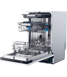 Haier Посудомоечная машина Haier встраиваемая, 10компл., A+++, 45см, дисплей, инвертор, 3я корзина, белый