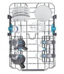 Haier Посудомоечная машина Haier встраиваемая, 10компл., A+++, 45см, дисплей, инвертор, 3я корзина, белый