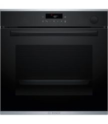 Bosch Духовой шкаф Bosch электрический, 71л, A+, дисплей, конвекция, пар, телескопические направляющие, черный