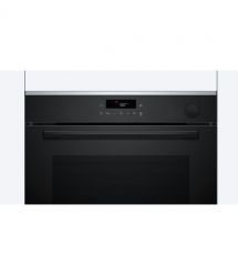 Bosch Духовой шкаф Bosch электрический, 71л, A+, дисплей, конвекция, пар, телескопические направляющие, черный