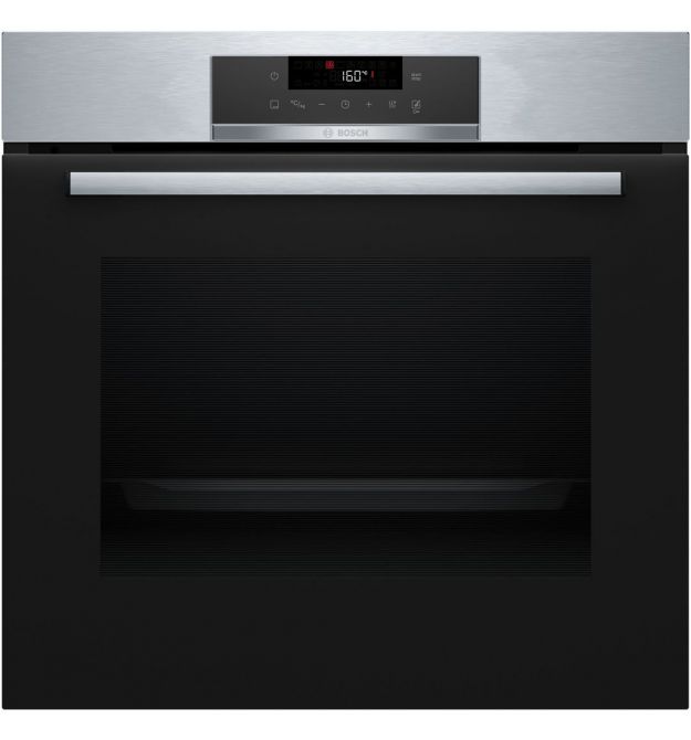 Bosch Духовой шкаф Bosch электрический, 71л, A+, дисплей, конвекция, пиролиз, телескопические направляющие, нержавейна